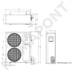 LG FM41AH osztódobozos multi kültéri egység max 7 beltéri R410a 13,5KW