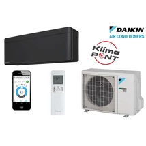 DAIKIN FTXTA30BB/RXTA30B STYLISH FŰTÉSRE OPTIMALIZÁLT KLÍMA, FEKETE, 3 KW